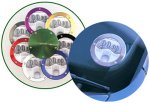 4000-23 Richbrook Aluminium Tax Disc Holder (Blue)