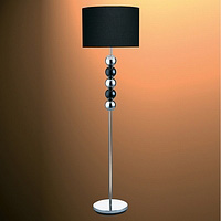 Unbranded 4038CC - Chrome and Black Floor Lamp