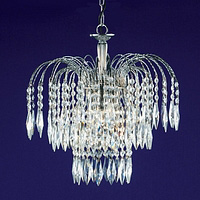 Unbranded 4173 3 - 3 Light Chrome Chandelier