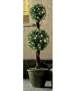 4ft Fibre Optic Topiary Christmas Tree