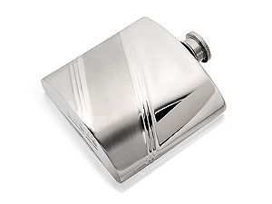 Unbranded 4oz Pewter Hip Flask 013128