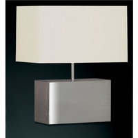 Unbranded 5052SS - Satin Chrome Table Lamp Pair