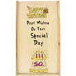 This Best Wishes On Your 50th Birthday cask and times newspaper set is a wonderful personal gift