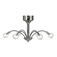 Unbranded 512 6 - Black Chrome Ceiling Light