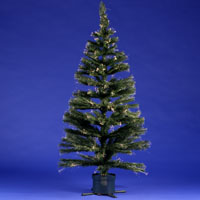 5ft Fibre Optic Green Tree