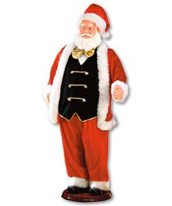 5ft Musical and Dancing Karaoke Santa