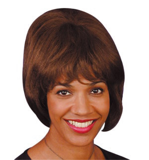 Unbranded 60s Beehive wig, brown