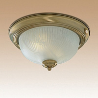 Unbranded 7622 11AB - Antique Brass Semi Flush Light