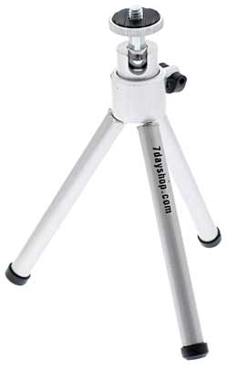 7dayshop.com Tripods - CX Mini Metal Tripod- Silver Colour (WT060) - LIMITED SPECIAL