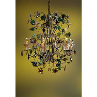 Unbranded 8042 6H MC - Multi-Coloured Chandelier