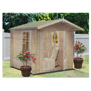 Unbranded 8x8 Wooden cabin with double door