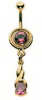 9 Carat Gold Gen Dropper Bellybar Attachment