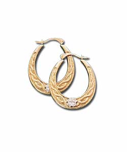 Carat Ct Gold Creole