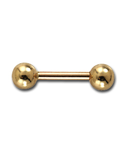 9ct Gold Eyebrow/Body Bar