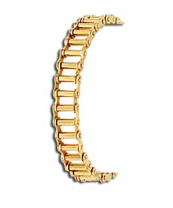 9ct Gold Mens Bike Chain Bracelet