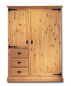 Acapulco Wide 2 Door- 3 Drawer Wardrobe