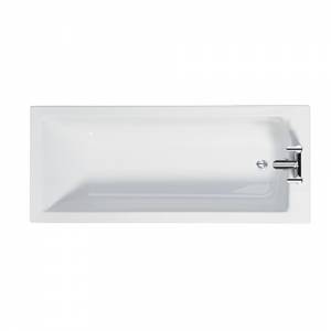 Unbranded Acrylic Bath 1700mm x 700mm Pre Drilled