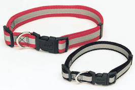Adjust Reflective Nylon Collar 18" - 28"