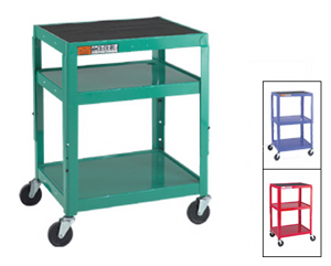 Adjustable height trolley