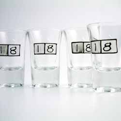 Unbranded Age Shot Glasses 18