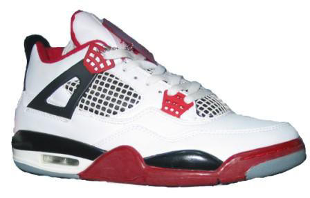 Air Jordan IV White Red