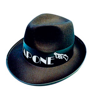 Al Capone Black Felt