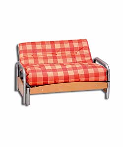 Alabama Futon and Terracotta Check Mattress