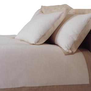 Alaska Duvet Cover- King-Size- Cream/Linen