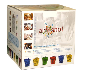 ALCOSHOT KIT RED  MIXED FRUIT