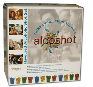 ALCOSHOT SET RED  MIXED FRUIT