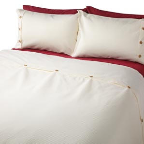 Algarve Pillowcase- Square- Oyster