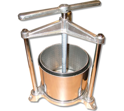 ALLUMINIUM/STAINLESS STEEL FRUIT PRESS 1.5 LITRE