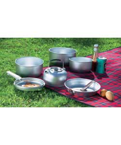 Unbranded Aluminium 6 Piece Cookset