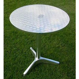 Lightweight and durable these bistro styled table and chairs work well in any outdoor setting. The