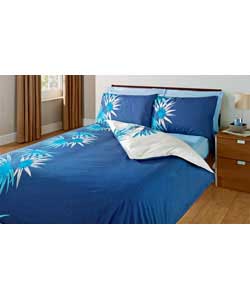 Alyssa Double Duvet Cover Set - Navy