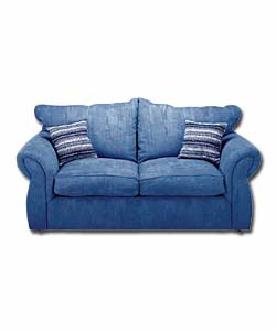 Alyssa Metal Action Blue Sofabed