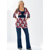 Stretch jersey with tab detail sleeves. Washable. 96 Viscose, 4 Elastane.