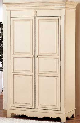 Unbranded AMARYLLIS DOUBLE WARDROBE FULL HANGING PAINTED