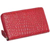 Unbranded Amazona Large Zipped Purse Red