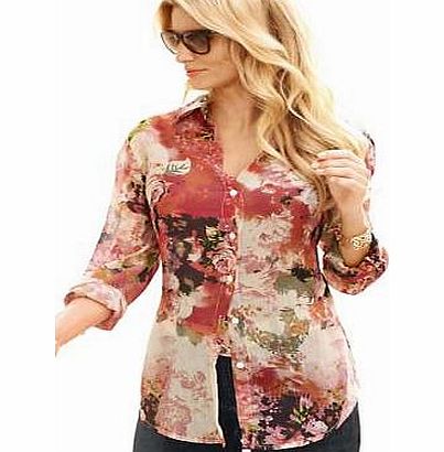 Unbranded Ambria Long Print Blouse