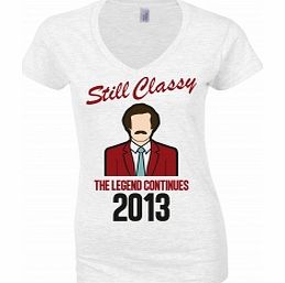 We all know Ron Burgundy reads anything thatand39;s on the Autocue so be careful what you put on there FabricSingle Jersey 100 Pre-shrunk ring-spun cottonWeight185gsmCare InstructionsMachine Washable - Up to 40 DegreesWash Inside outDo not iron print