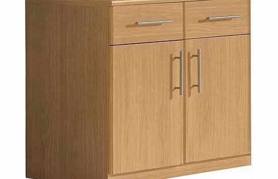 Unbranded Anderson 2 Door 2 Drawer Sideboard - Oak Effect