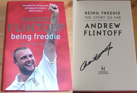 ANDREW FLINTOFF SIGNED BEING FREDDIE