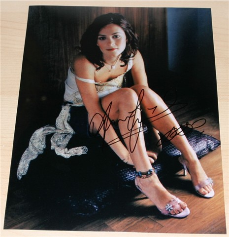 ANNA FRIEL HAND SIGNED 10 x 8 INCH PHOTO