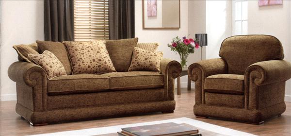 Annabel Oak 2 Seater Sofa