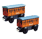 Annie and Clarabel are Thomas' faithful engin