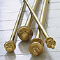 Antiqued Brass Effect Pagoda Finials