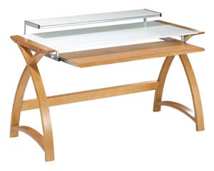 Unbranded Arc glass desk