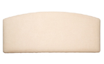 Unbranded Arch Chenille Basketweave 5and#39;0 Headboard - Cream