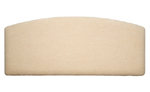 Unbranded Arch Chenille Basketweave 6and#39;0 Headboard - Fawn